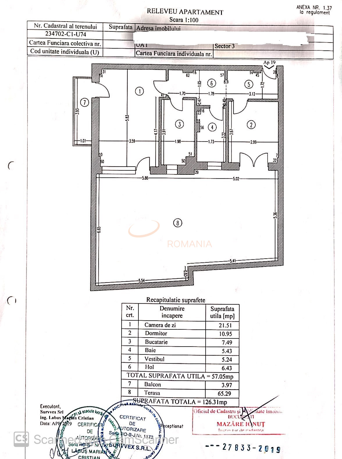 Apartament, 2 camere Bucuresti/1 Decembrie 1918