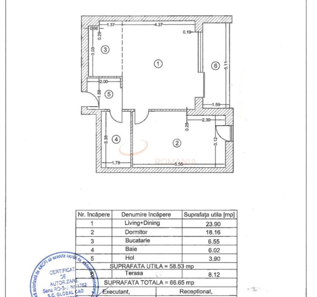 Apartament, 2 camere Bucuresti/Sisesti