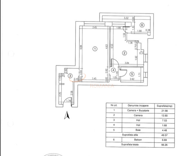 Apartament, 2 camere Bucuresti/Titan