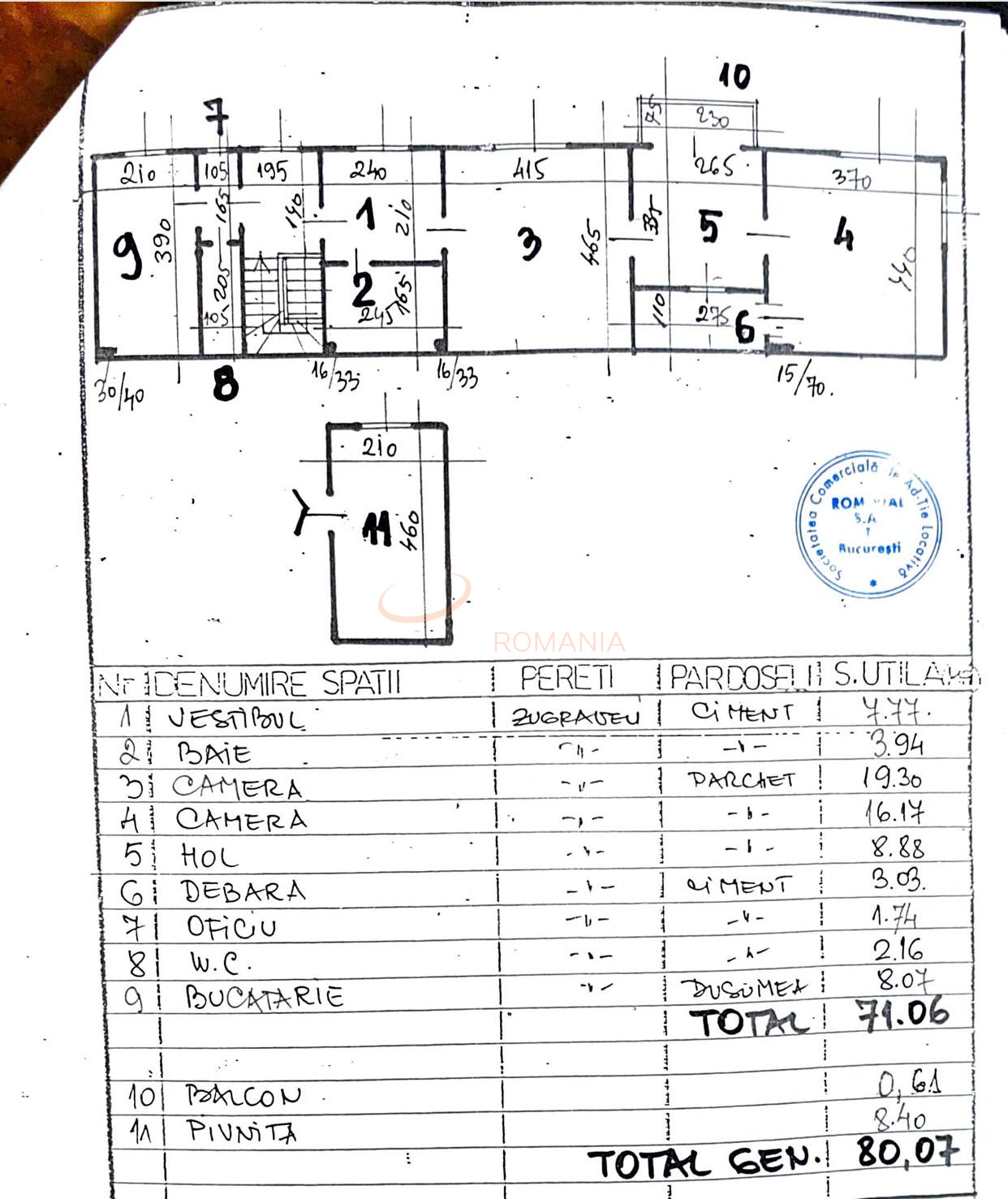 Apartament, 2 camere Bucuresti/Calea Plevnei
