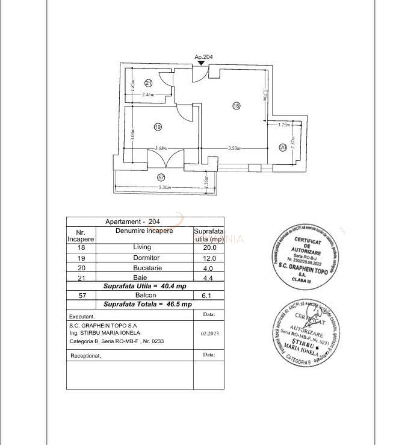 Apartament, 2 camere Bucuresti/Pipera