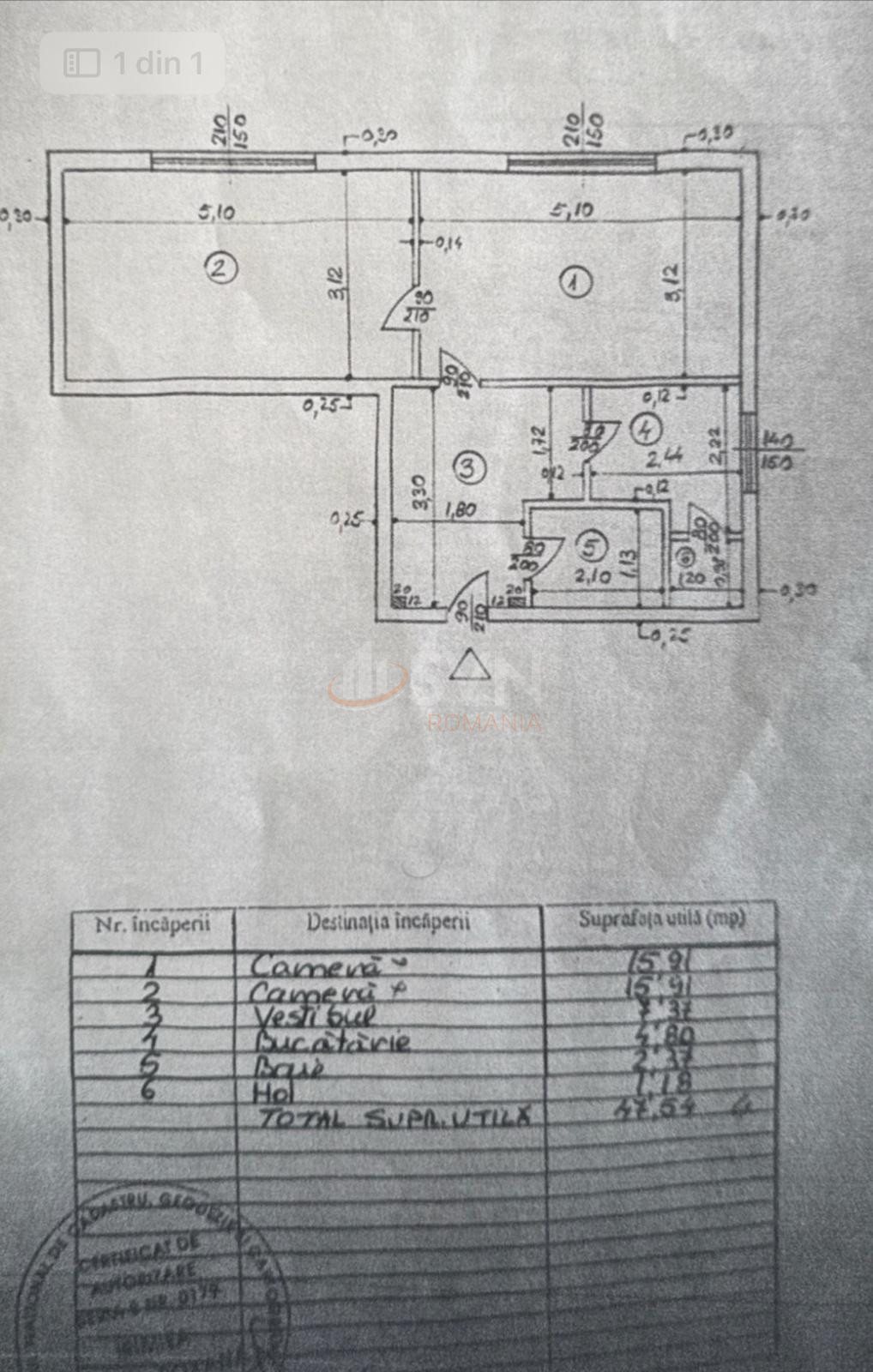 Apartament, 2 camere Bucuresti/Floreasca