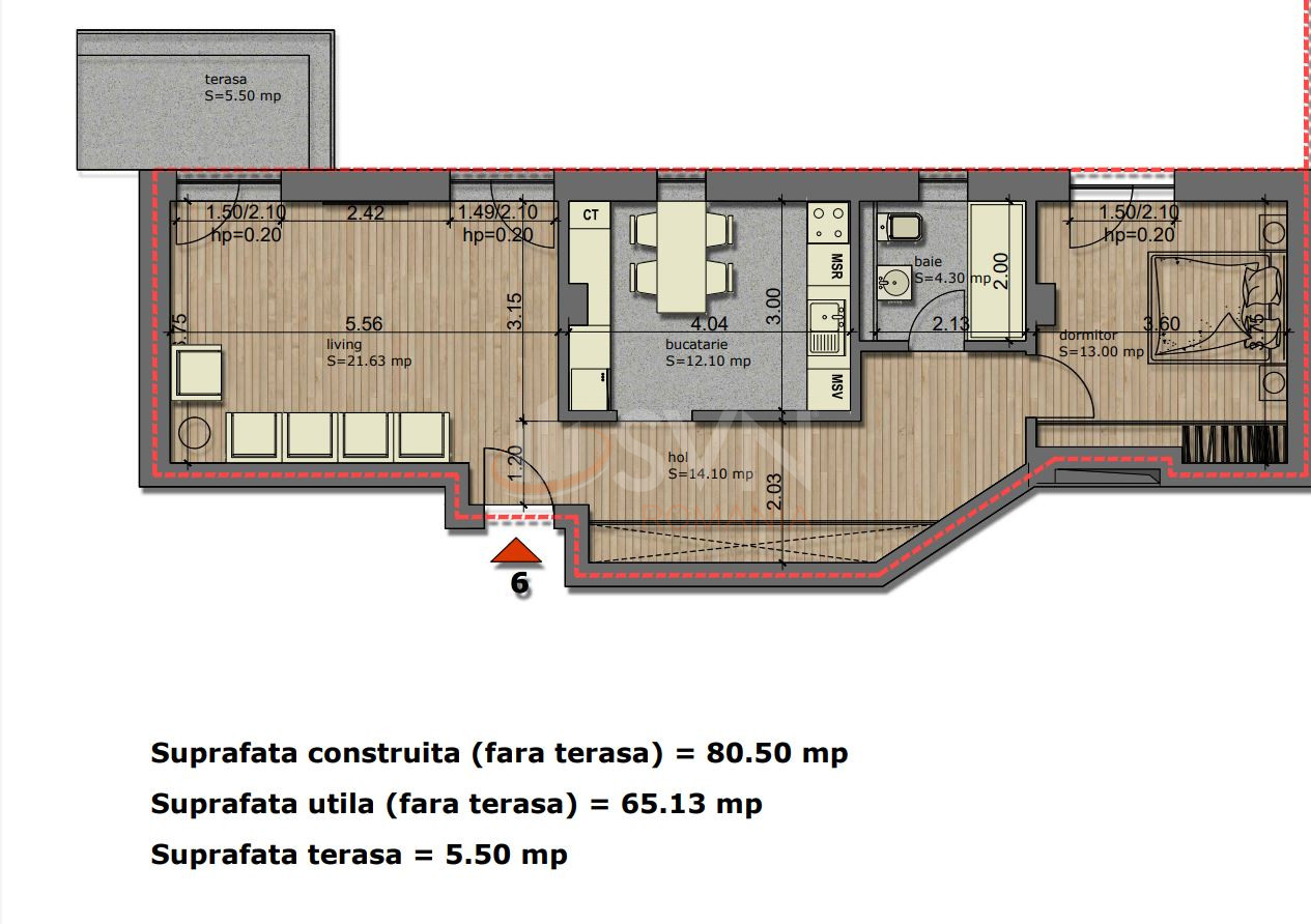 Apartament, 2 camere Bucuresti/Parcul Carol