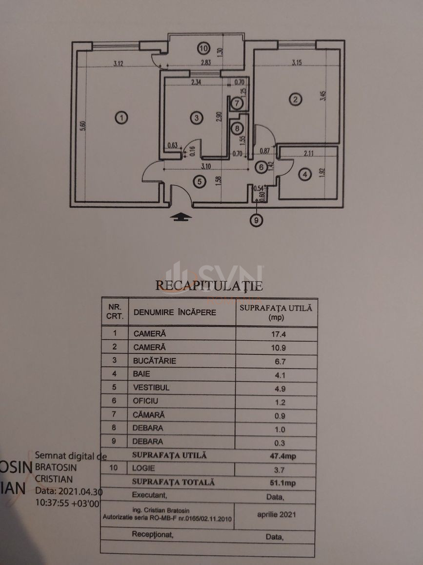 Apartament, 2 camere Bucuresti/Crangasi