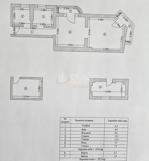Apartament, 2 camere Bucuresti/Dudesti