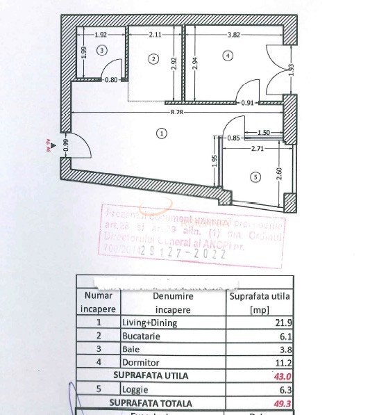Apartament, 2 camere Bucuresti/Calea Victoriei