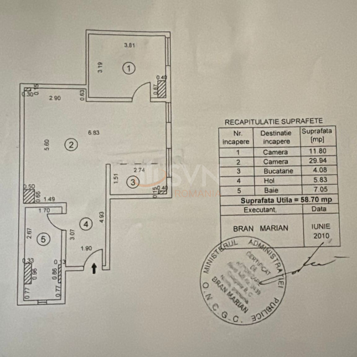 Apartament, 2 camere Bucuresti/Bucurestii Noi