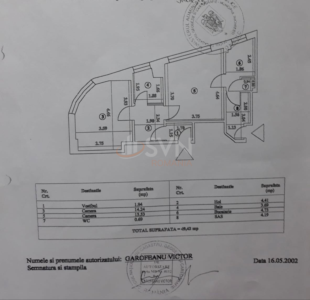 Apartament, 2 camere Bucuresti/Piata Romana