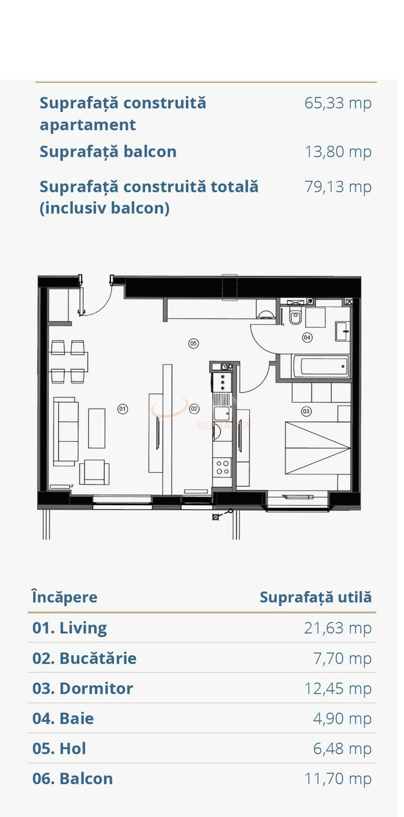 Apartament, 2 camere Bucuresti/Barbu Vacarescu