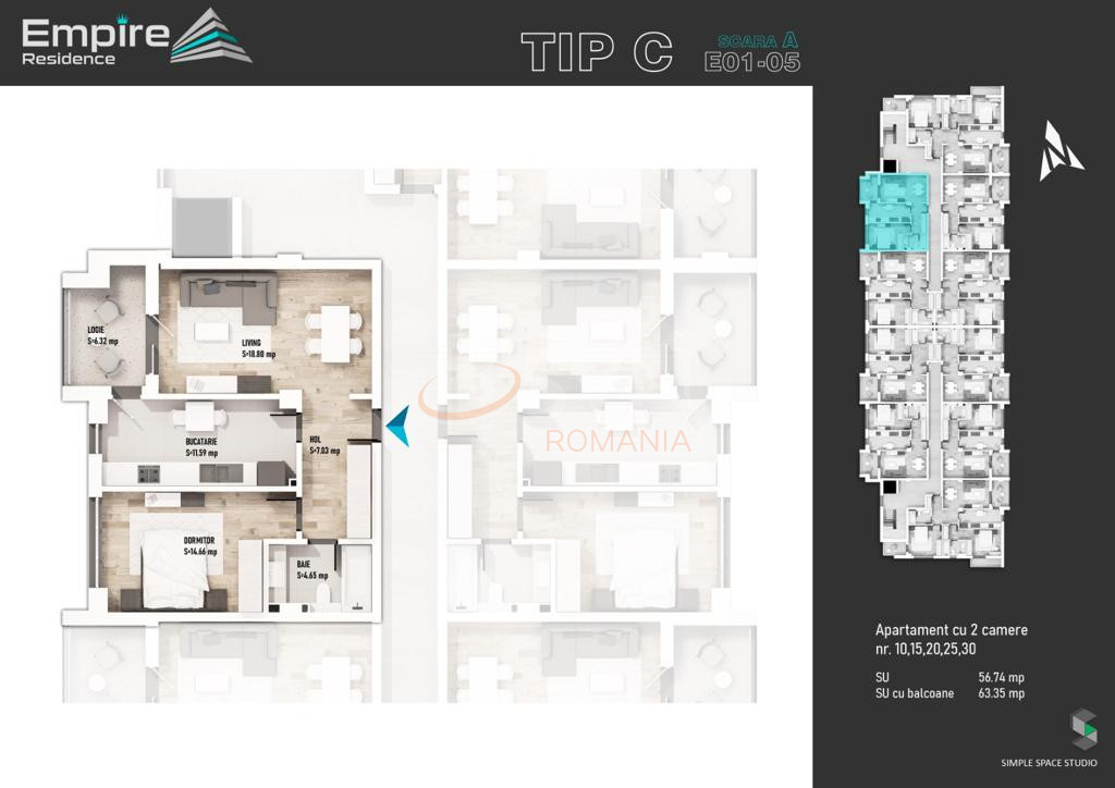 Apartament, 2 camere Bucuresti/Theodor Pallady