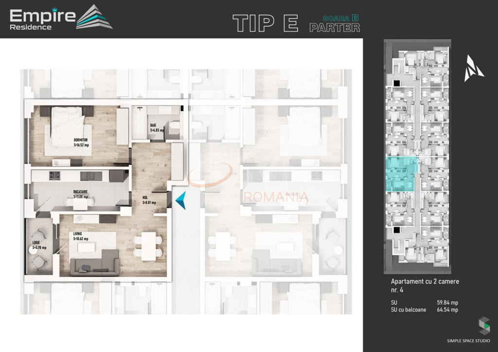 Apartament, 2 camere Bucuresti/Theodor Pallady