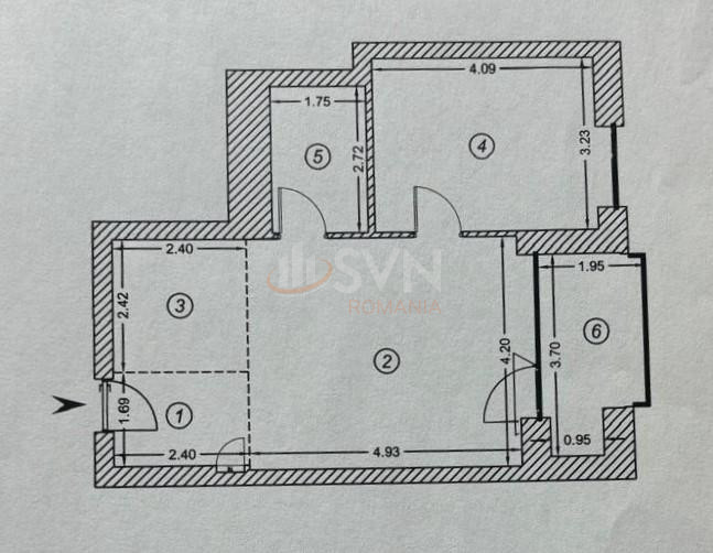 Apartament, 2 camere Bucuresti/Cotroceni