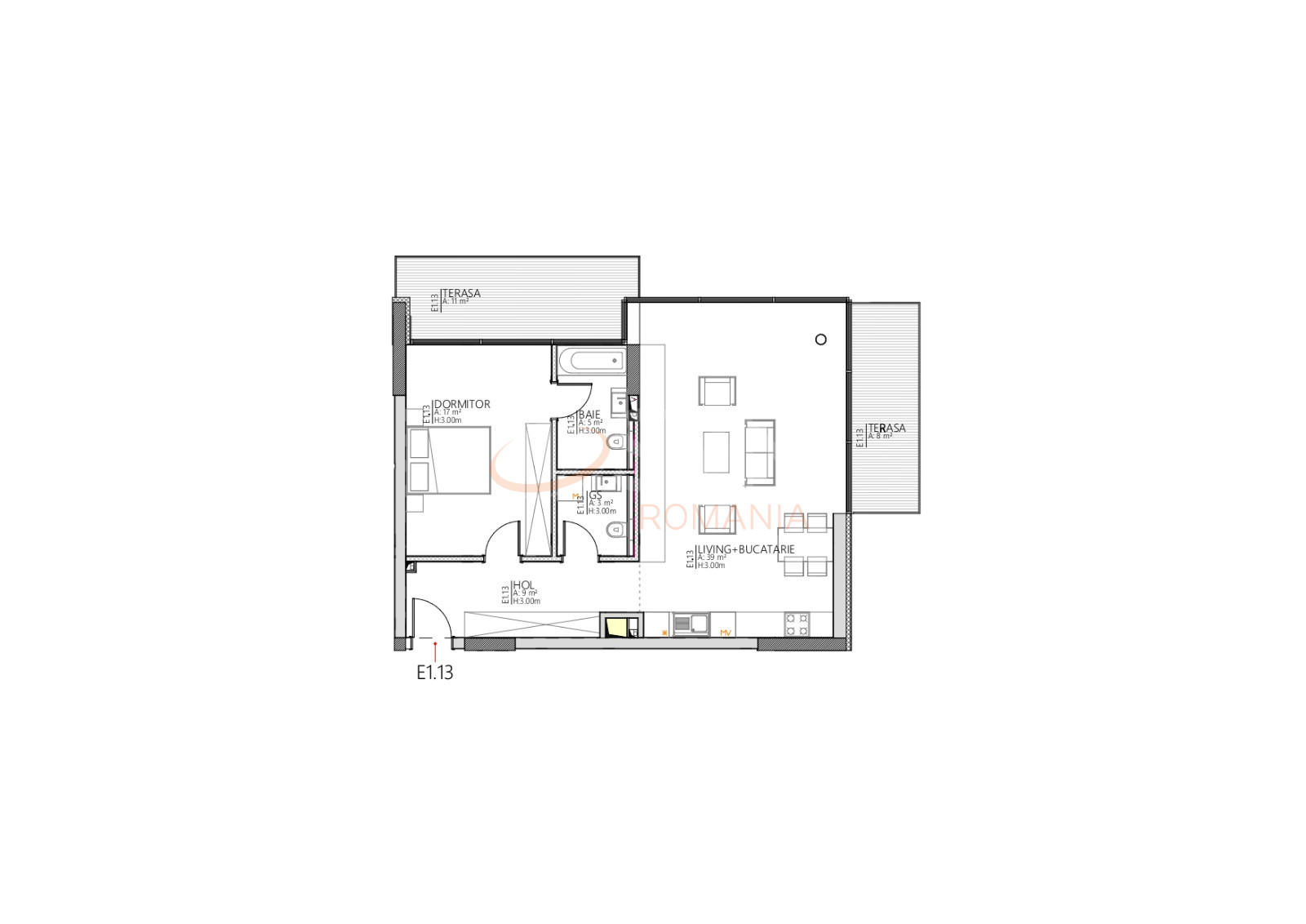 Apartament, 2 camere Bucuresti/Floreasca