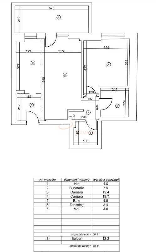Apartament, 2 camere Bucuresti/Aviatiei