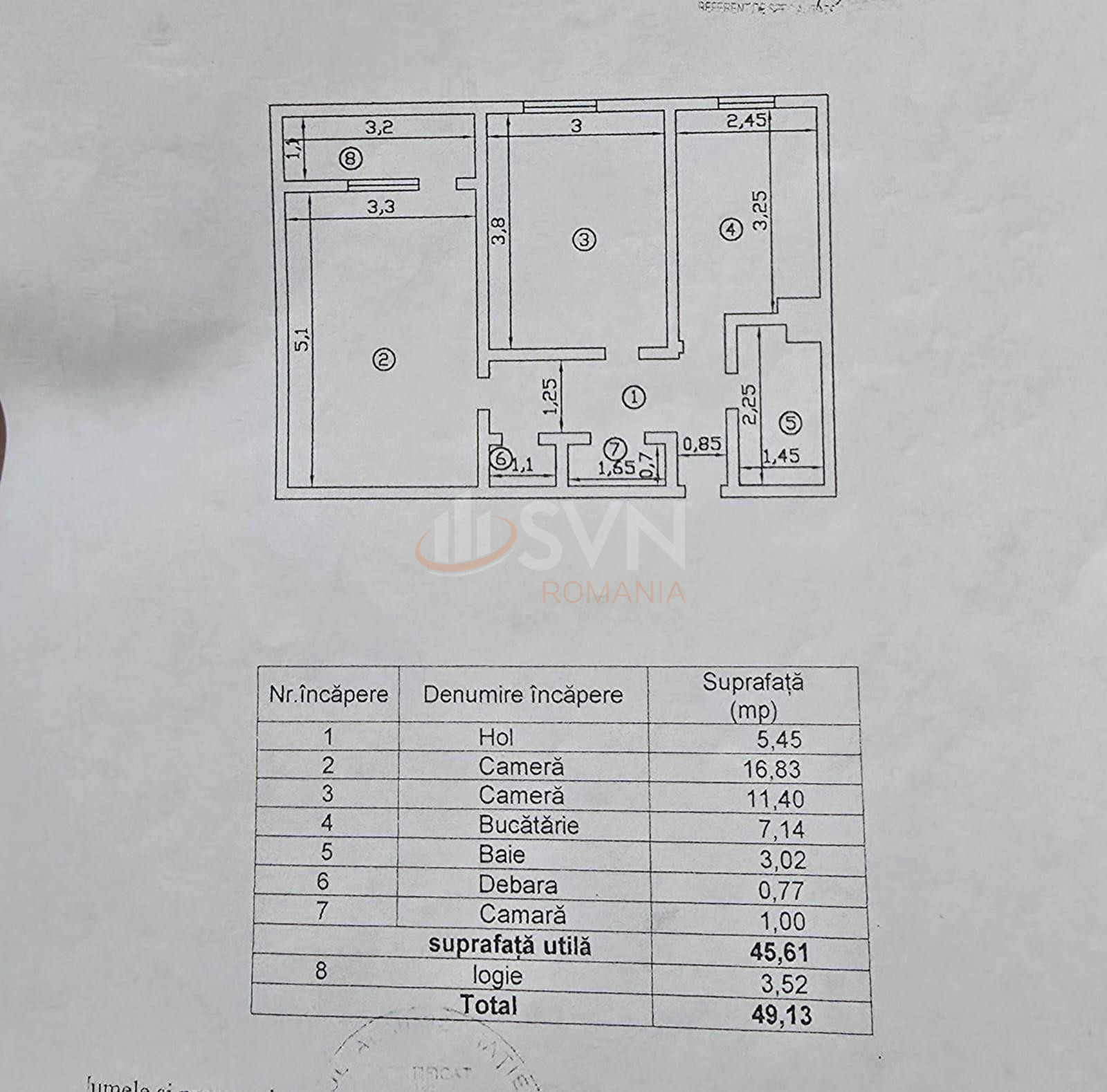 Apartament, 2 camere Bucuresti/Unirii (s4)