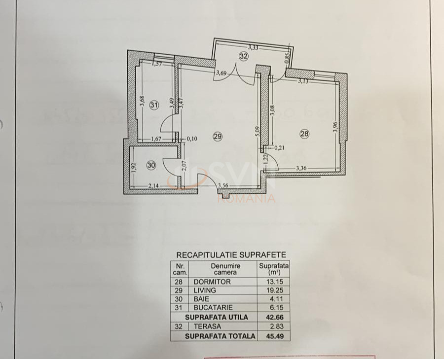 Apartament, 2 camere Bucuresti/Timpuri Noi