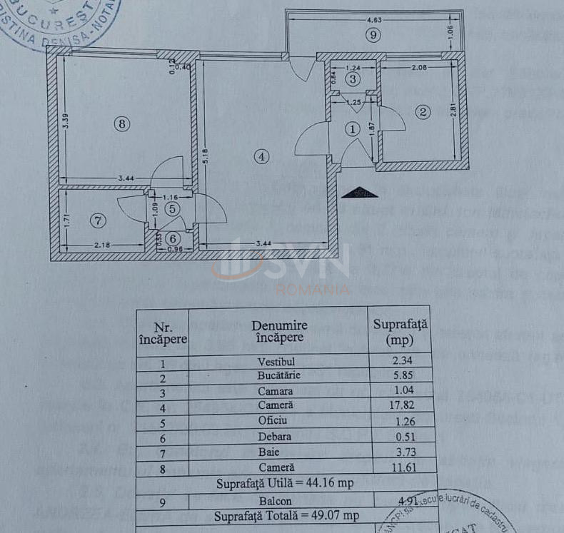 Apartament, 2 camere Bucuresti/1 Mai