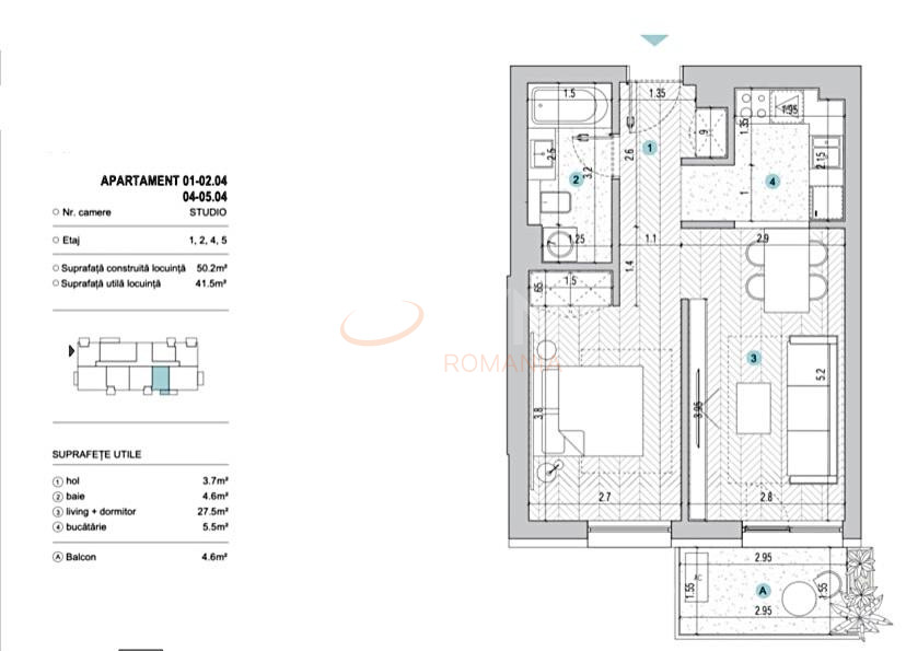 Apartament, 2 camere Bucuresti/Grozavesti