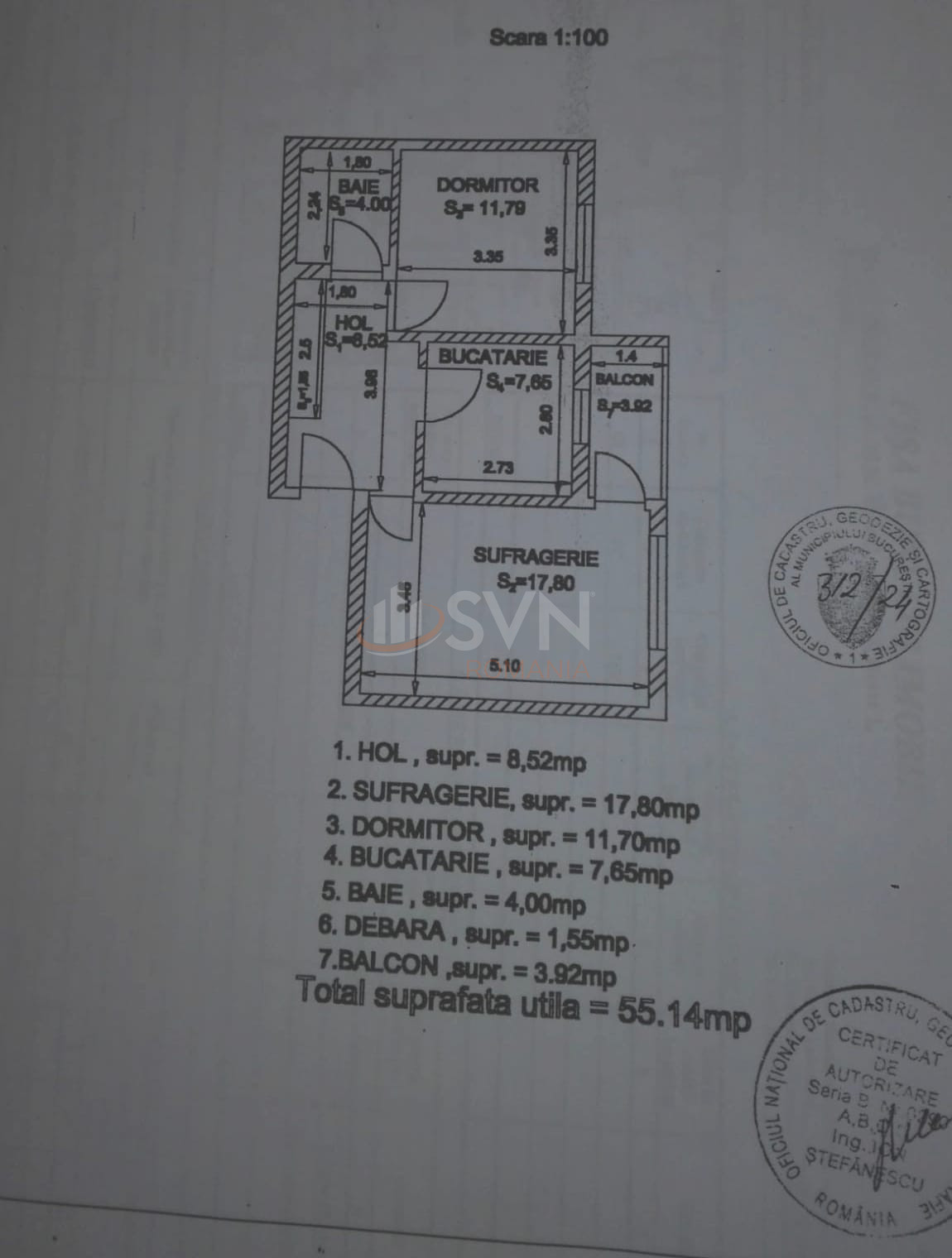 Apartament, 2 camere Bucuresti/Aviatiei