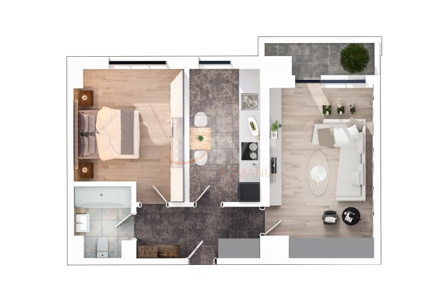 Apartament, 2 camere Bucuresti/Grozavesti