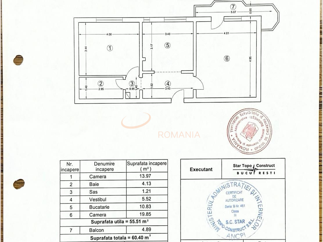 Apartament, 2 camere Bucuresti/Nerva Traian