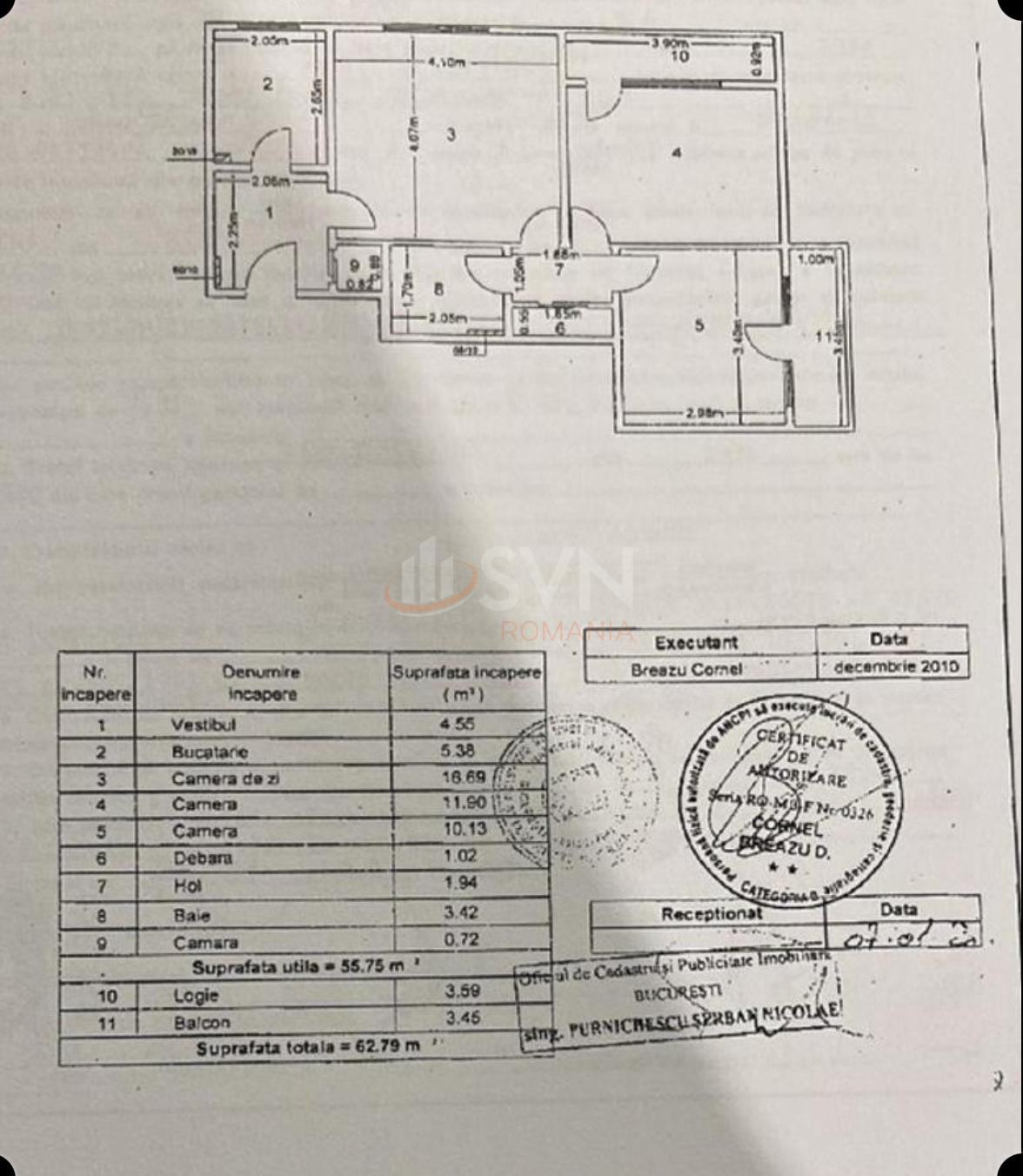 Apartament, 2 camere Bucuresti/Basarab