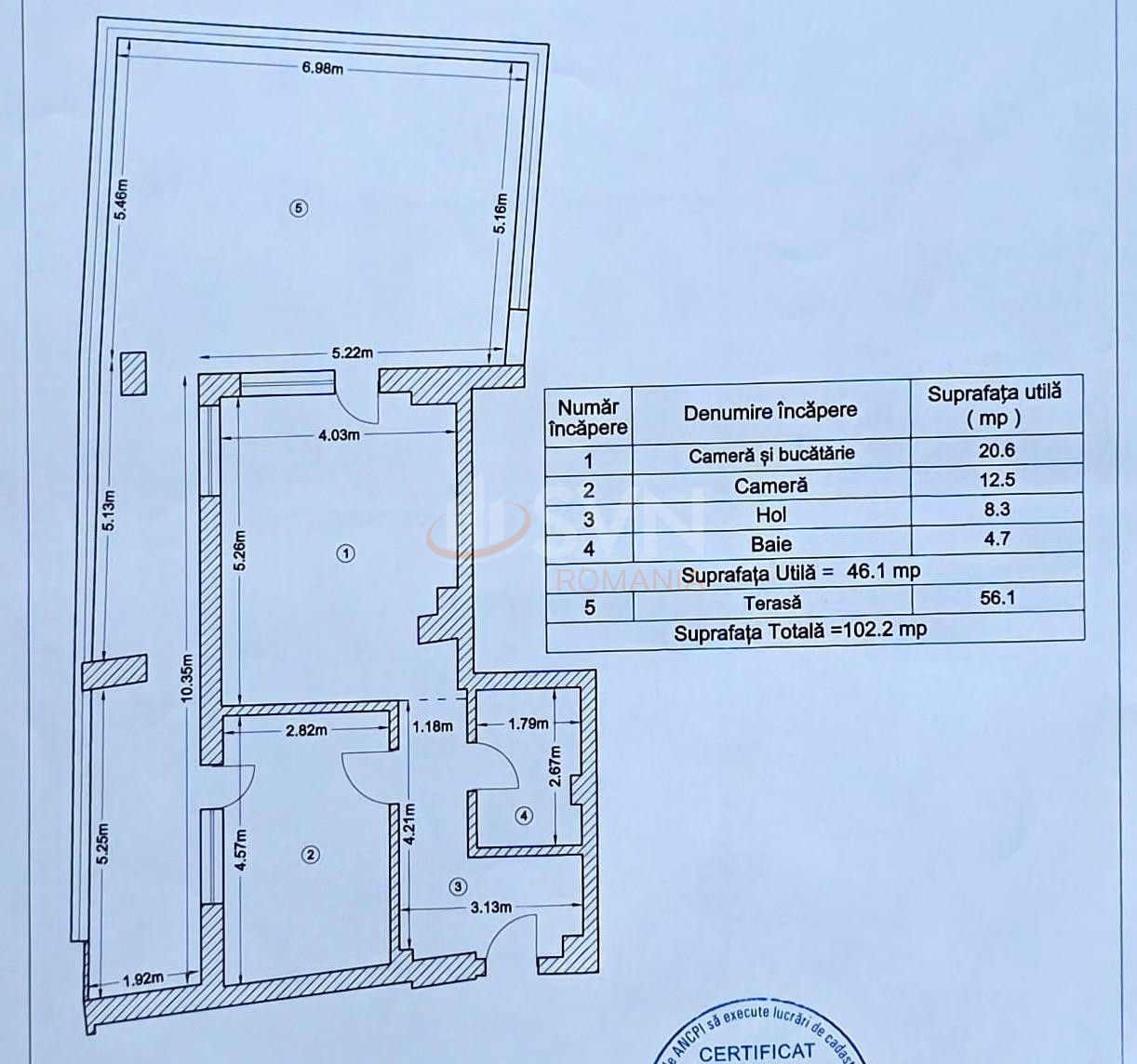 Apartament, 2 camere Bucuresti/Ferdinand