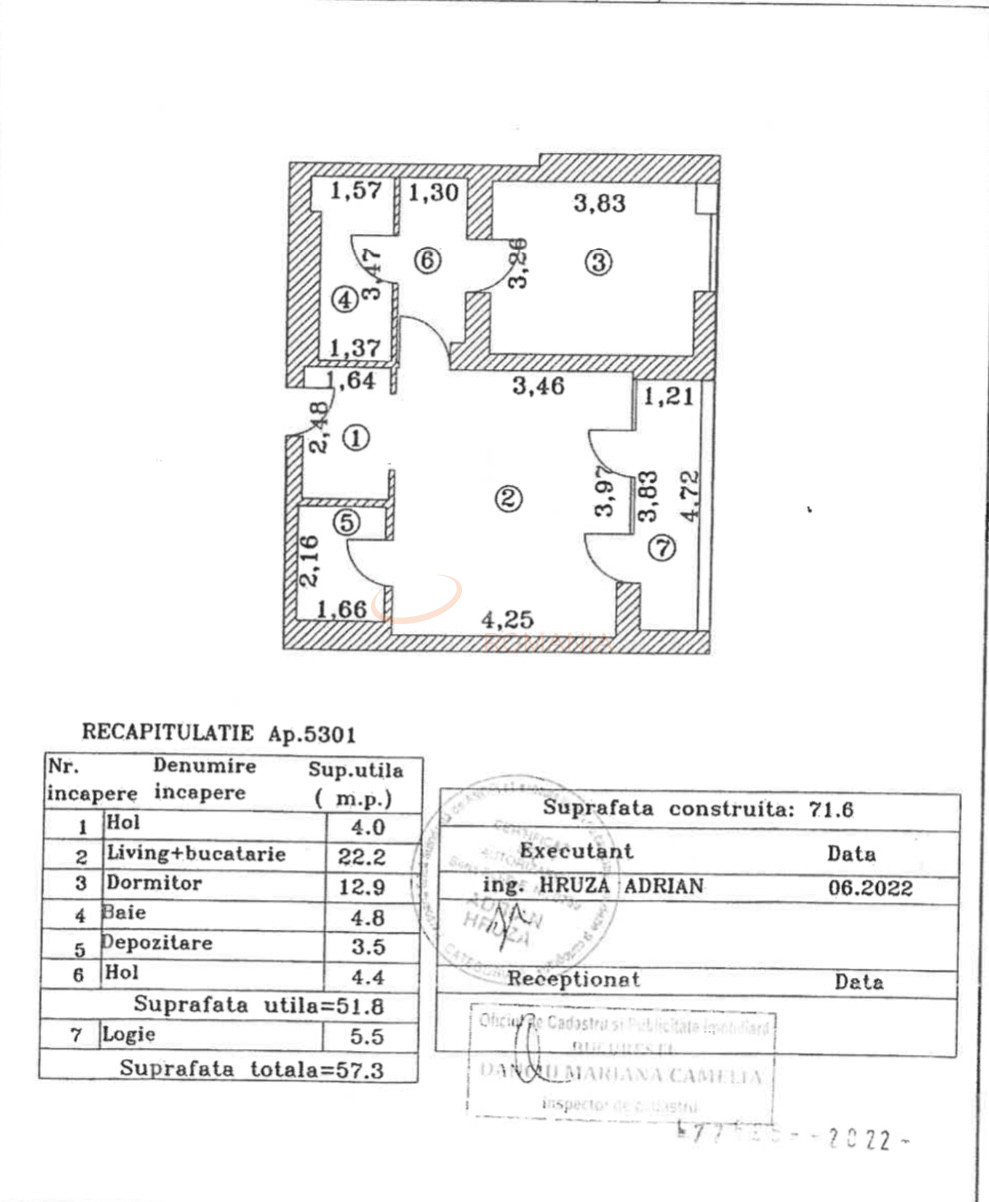 Apartament, 2 camere Bucuresti/Nordului
