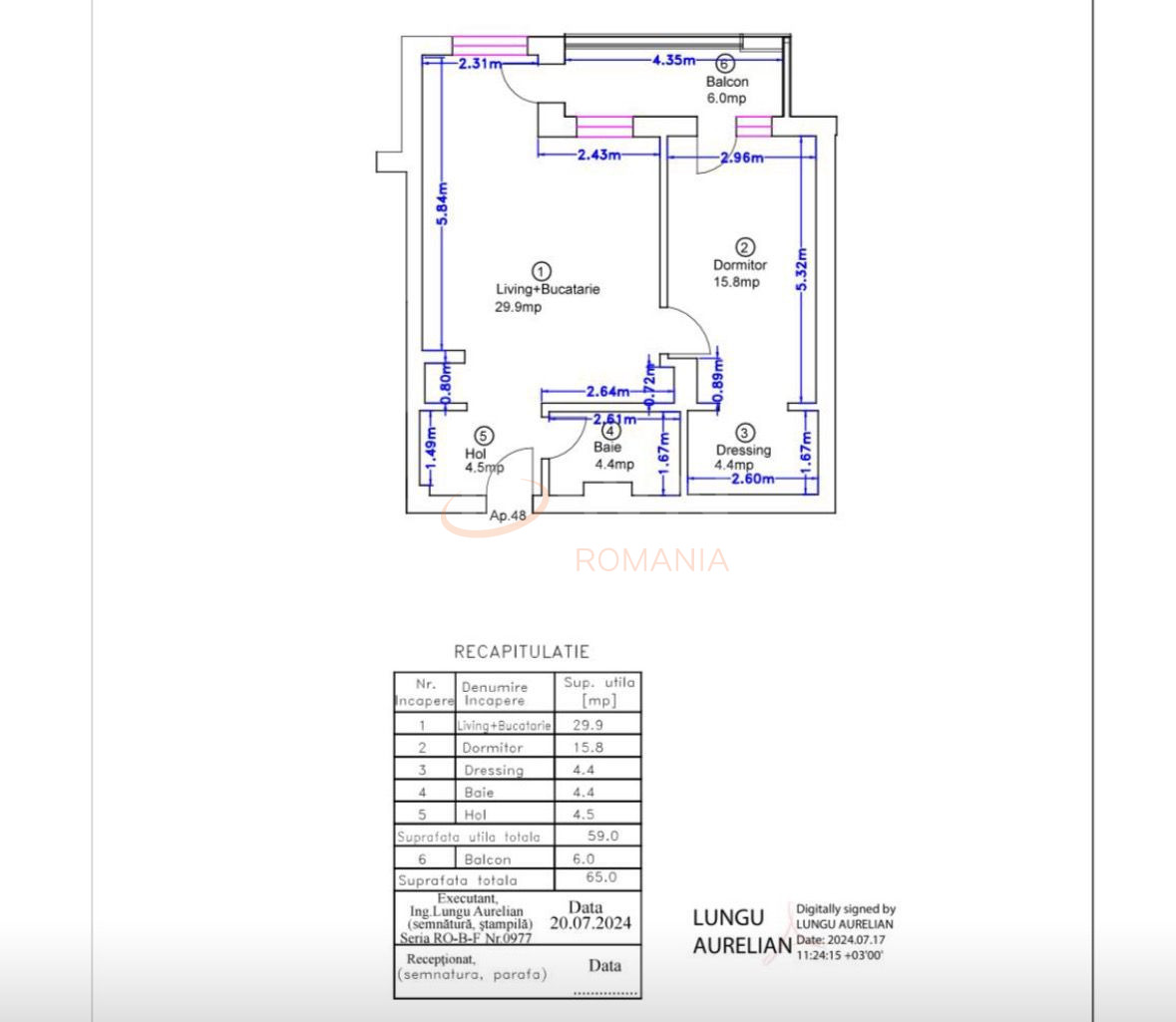 Apartament, 2 camere Bucuresti/Pipera