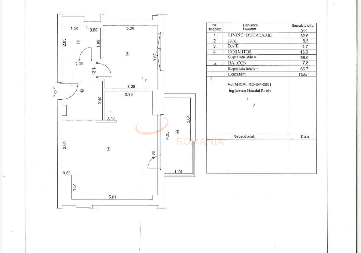 Apartament, 2 camere Bucuresti/Pipera
