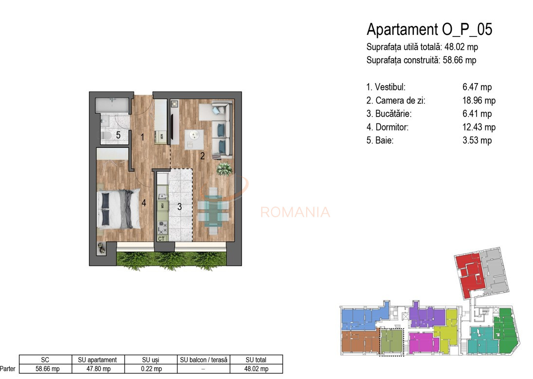 Apartament, 2 camere Bucuresti/Timpuri Noi