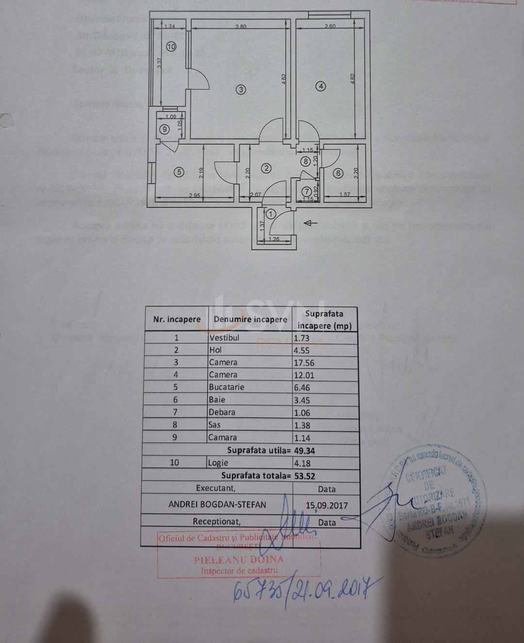 Apartament, 2 camere Bucuresti/Fizicienilor