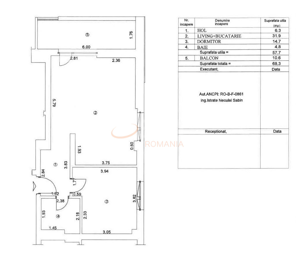 Apartament, 2 camere Ilfov/Voluntari