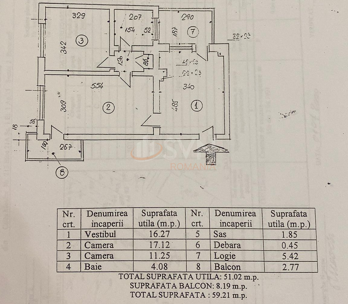 Apartament, 2 camere Bucuresti/Dacia
