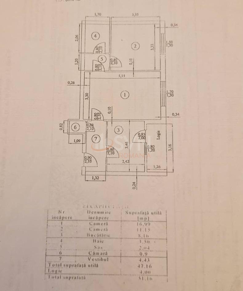 Apartament, 2 camere Bucuresti/Cotroceni