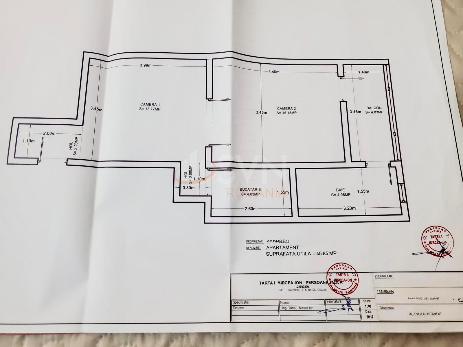 Apartament, 2 camere Bucuresti/Calea Victoriei