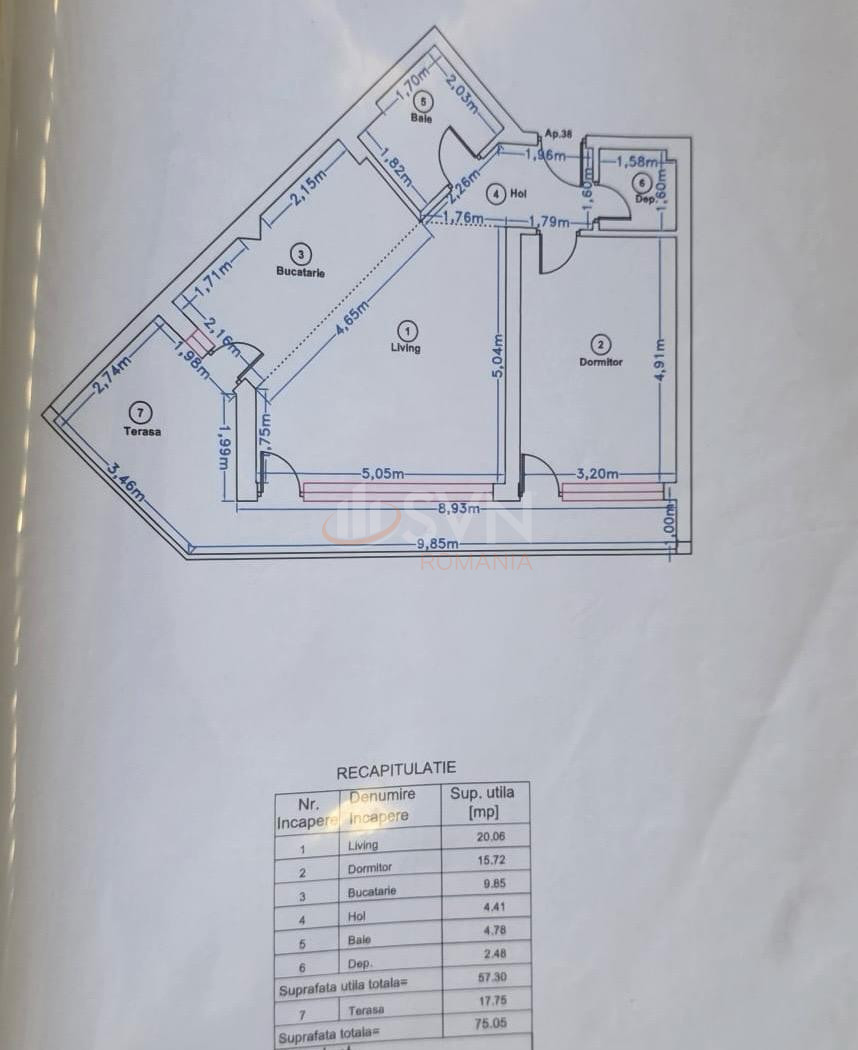 Apartament, 2 camere Bucuresti/Pipera