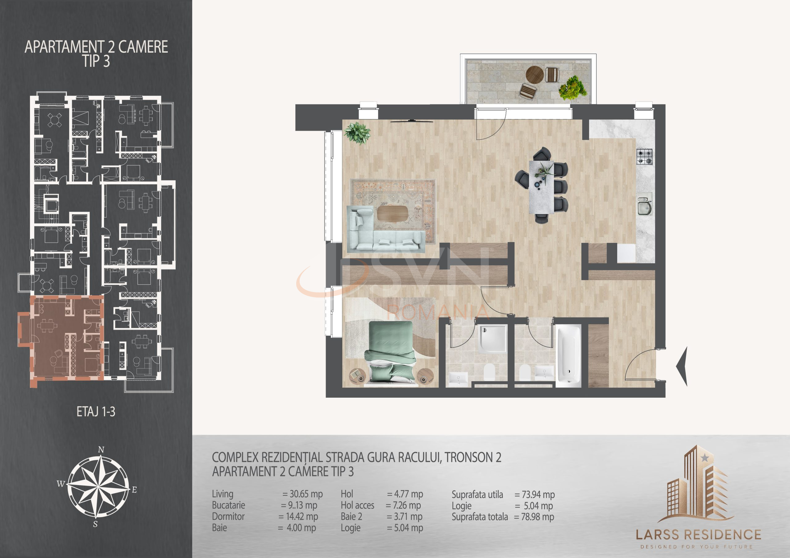 Apartament, 2 camere Bucuresti/Theodor Pallady