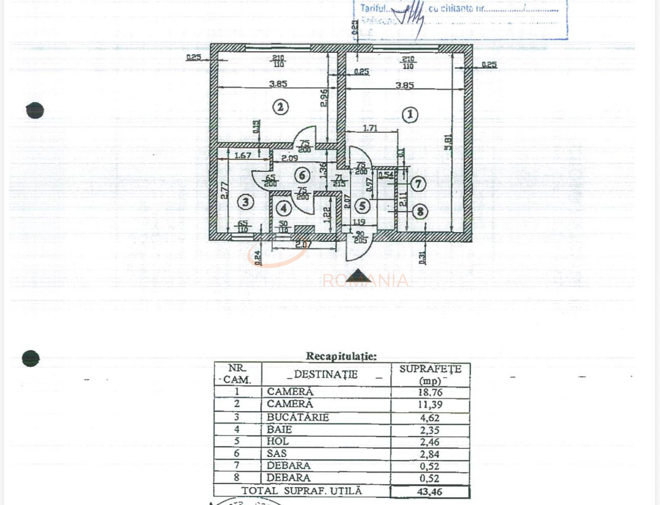 Apartament, 2 camere Bucuresti/Calea Victoriei