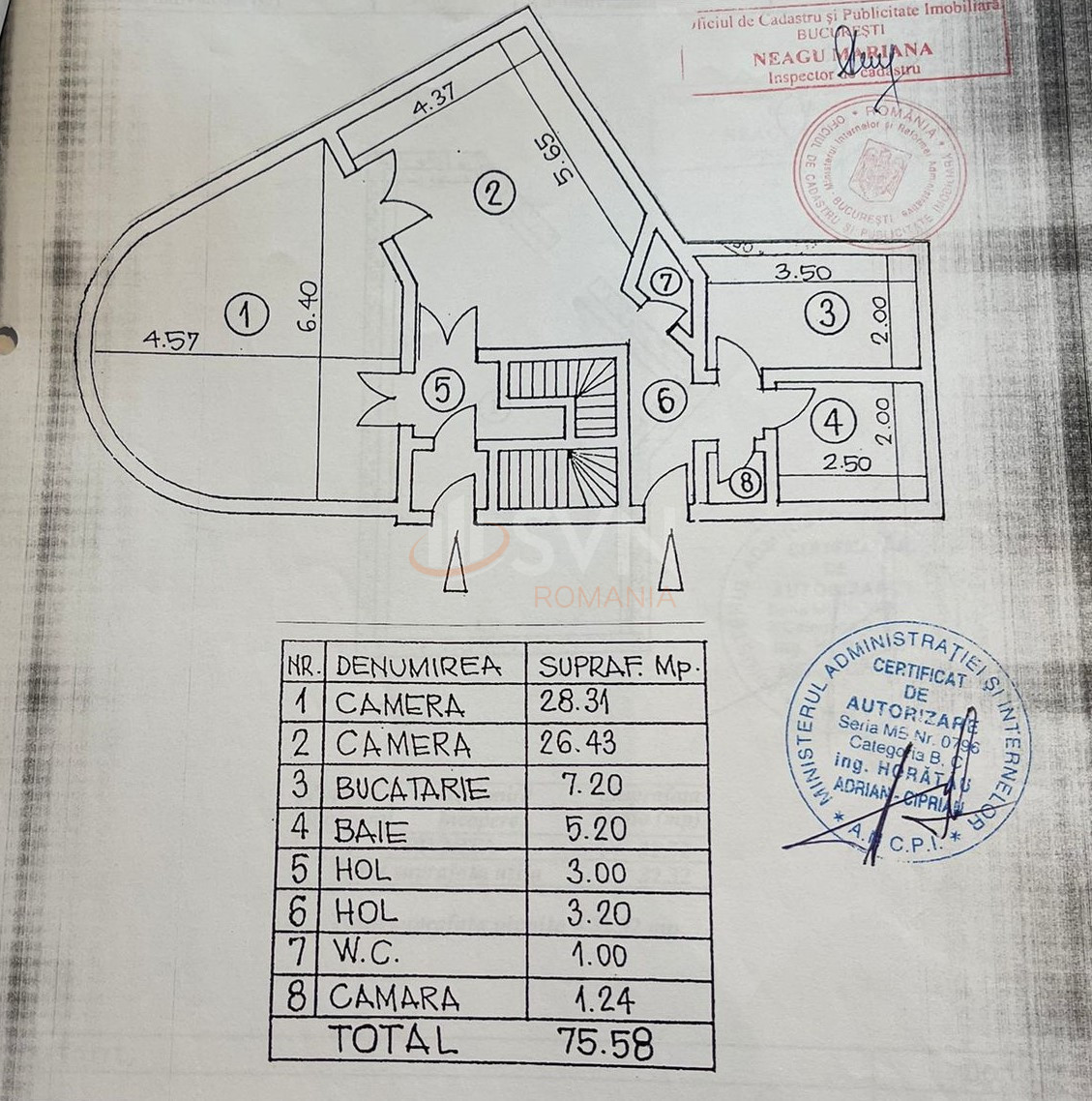 Apartament, 2 camere Bucuresti/Floreasca