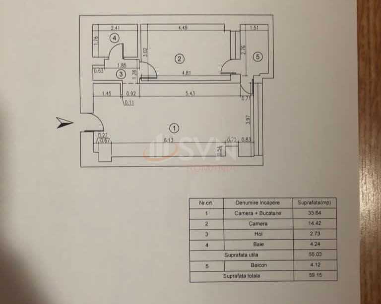 Apartament, 2 camere Bucuresti/Titan