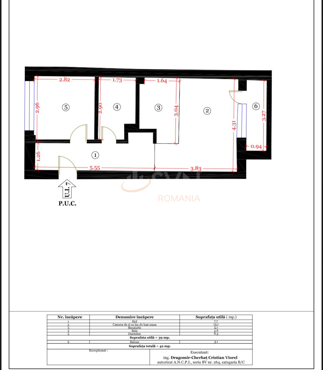 Apartament, 2 camere Brasov/Clabucet