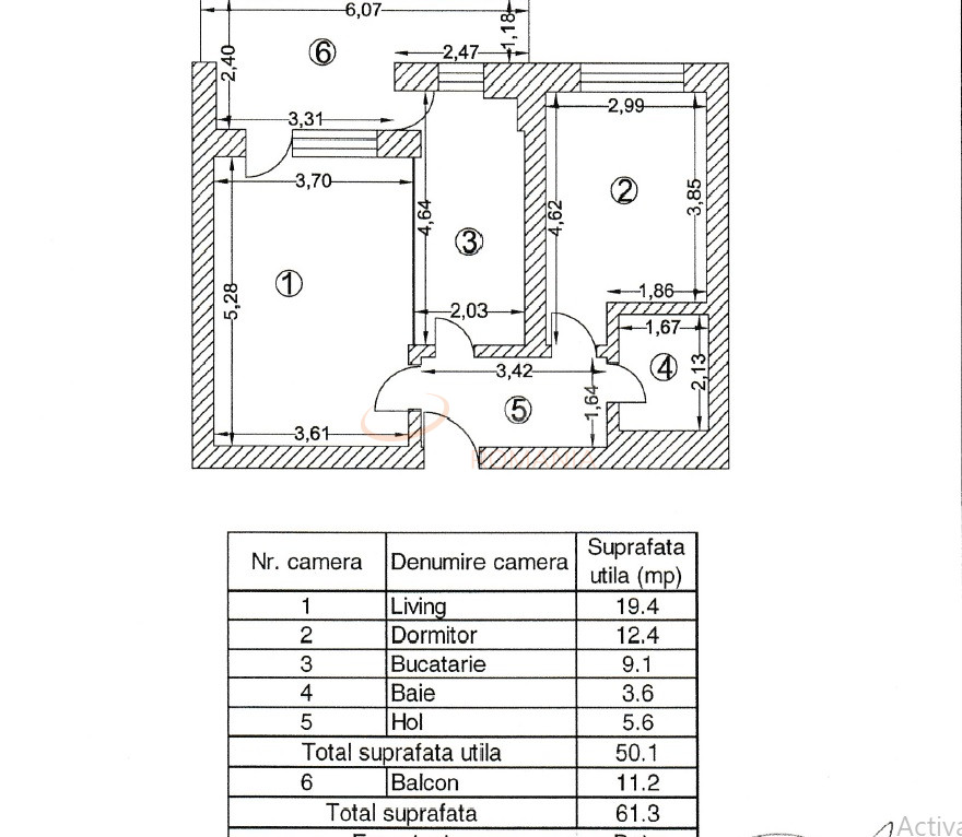 Apartament, 2 camere Bucuresti/Pipera