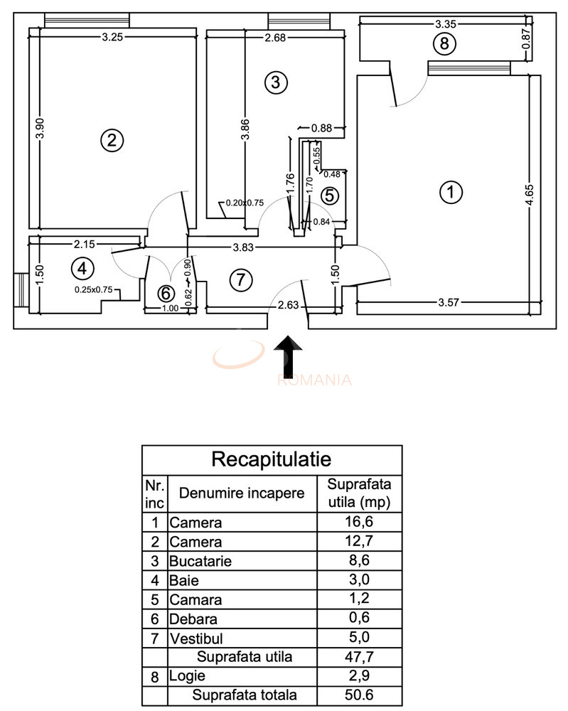 Apartament, 2 camere Bucuresti/Drumul Taberei