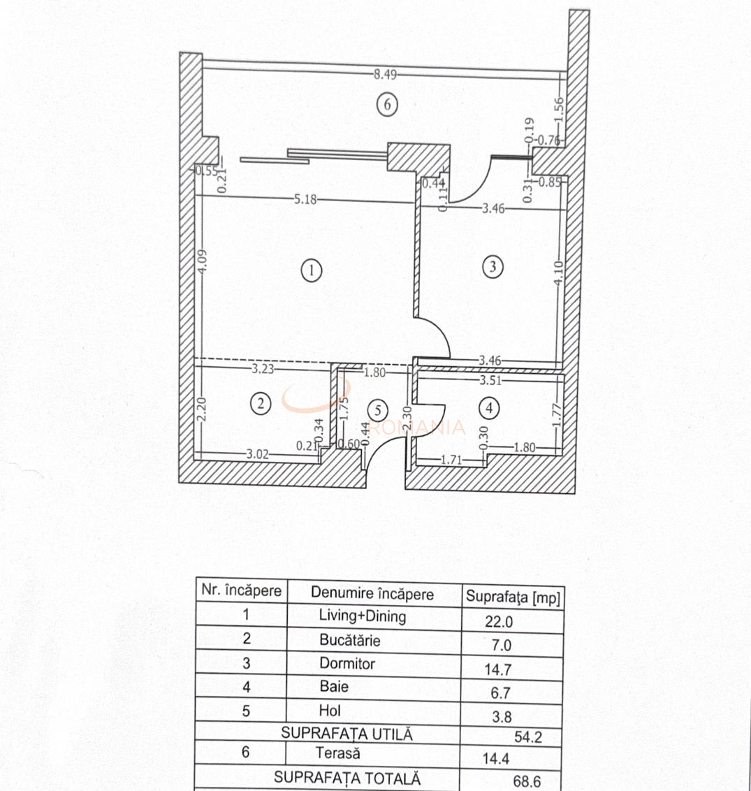 Apartament, 2 camere Bucuresti/Baneasa