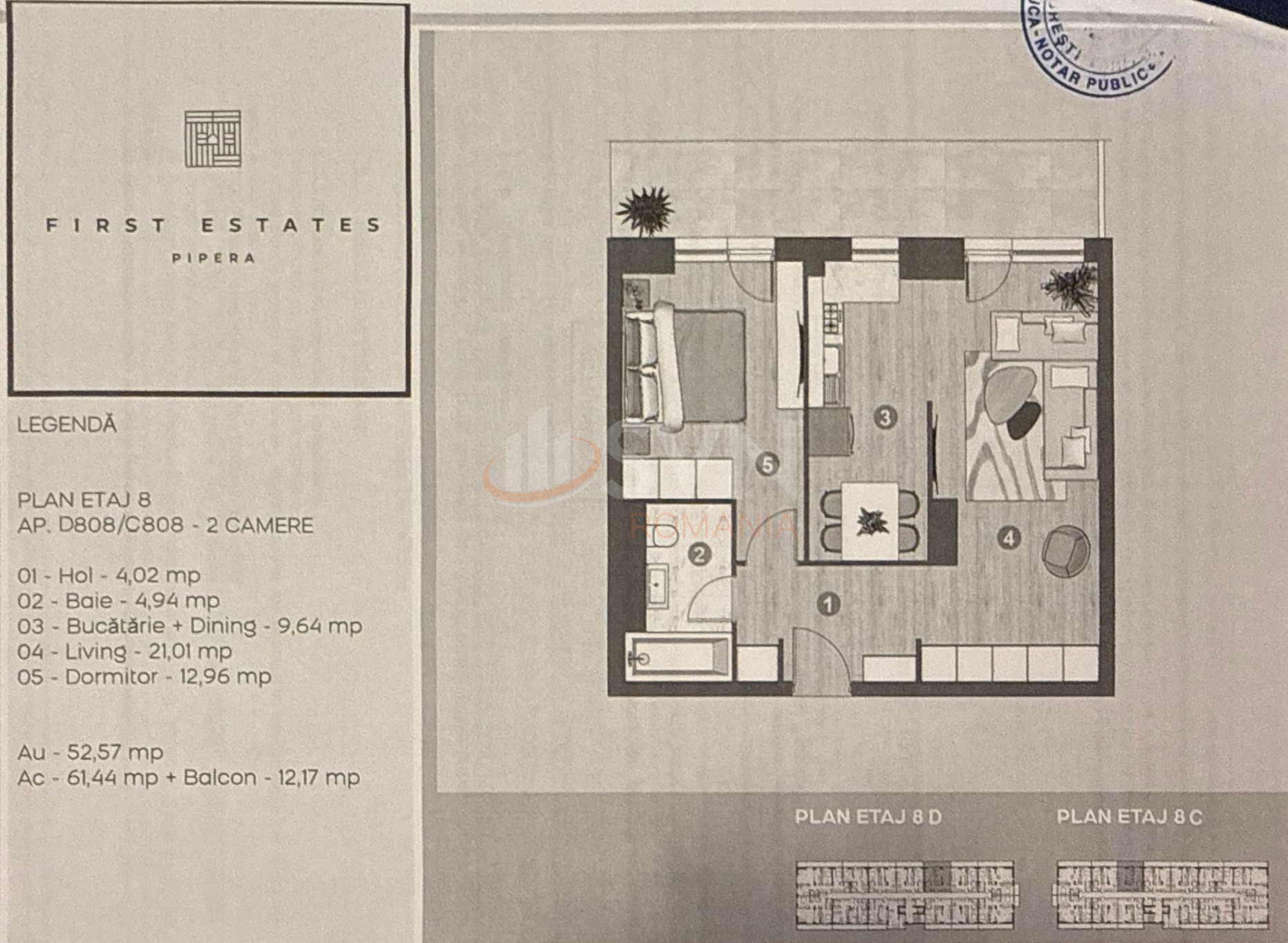 Apartament, 2 camere Ilfov/Voluntari