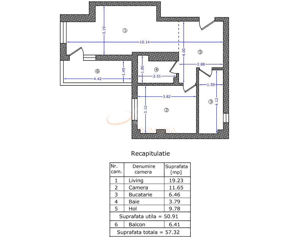 Apartament, 2 camere Bucuresti/Chitila