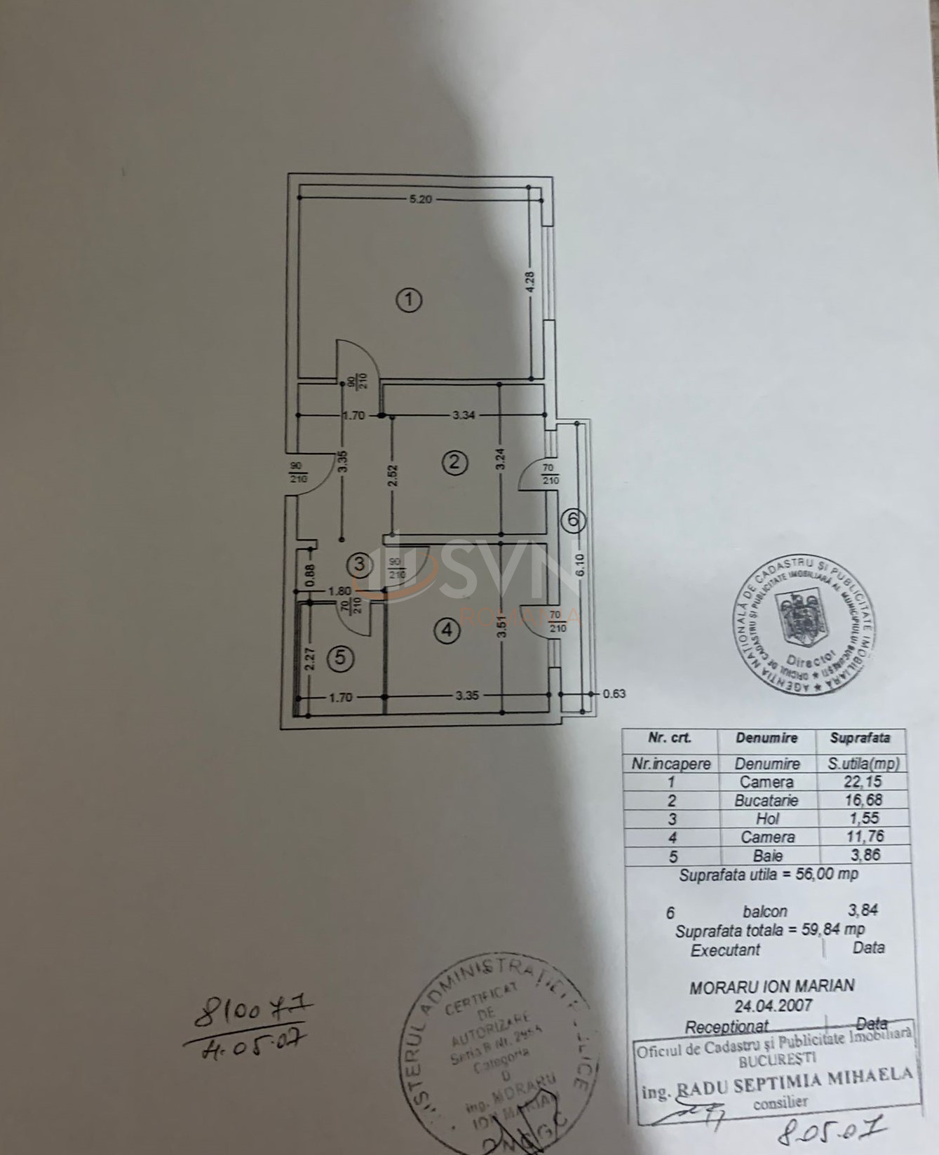 Apartament, 2 camere Bucuresti/Piata Unirii (s3)