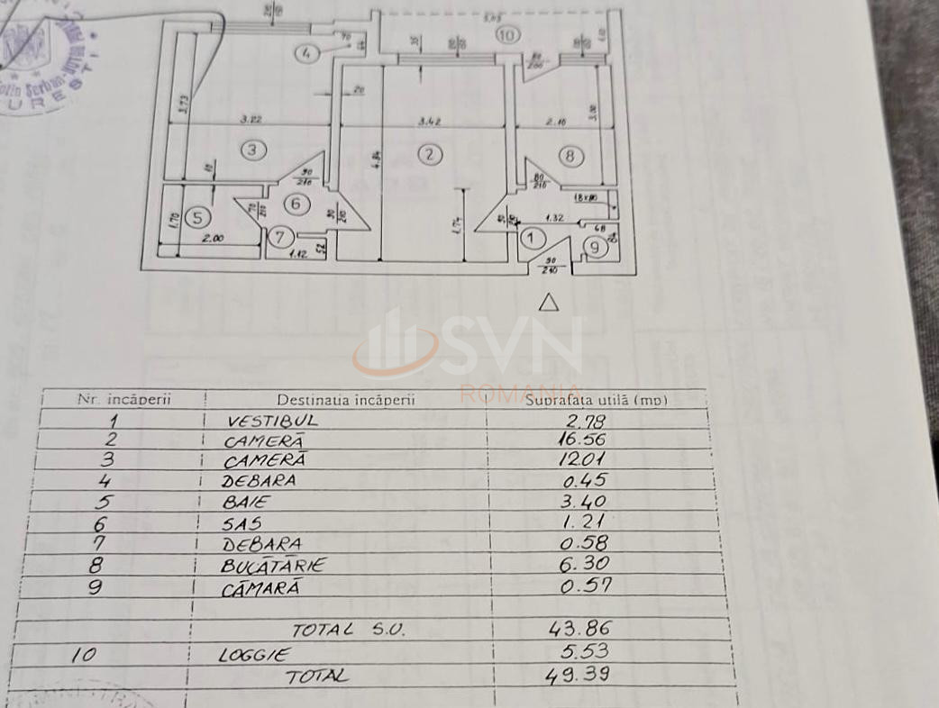 Apartament, 2 camere Bucuresti/Stefan Cel Mare