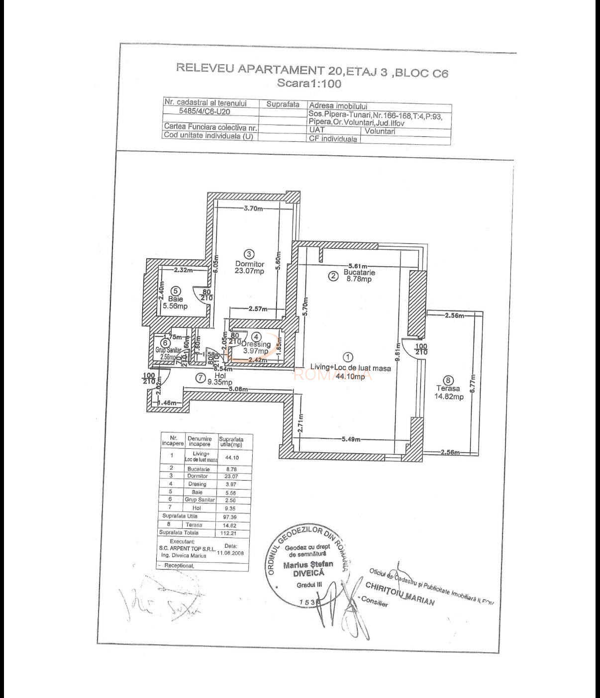 Apartament, 2 camere Bucuresti/Pipera